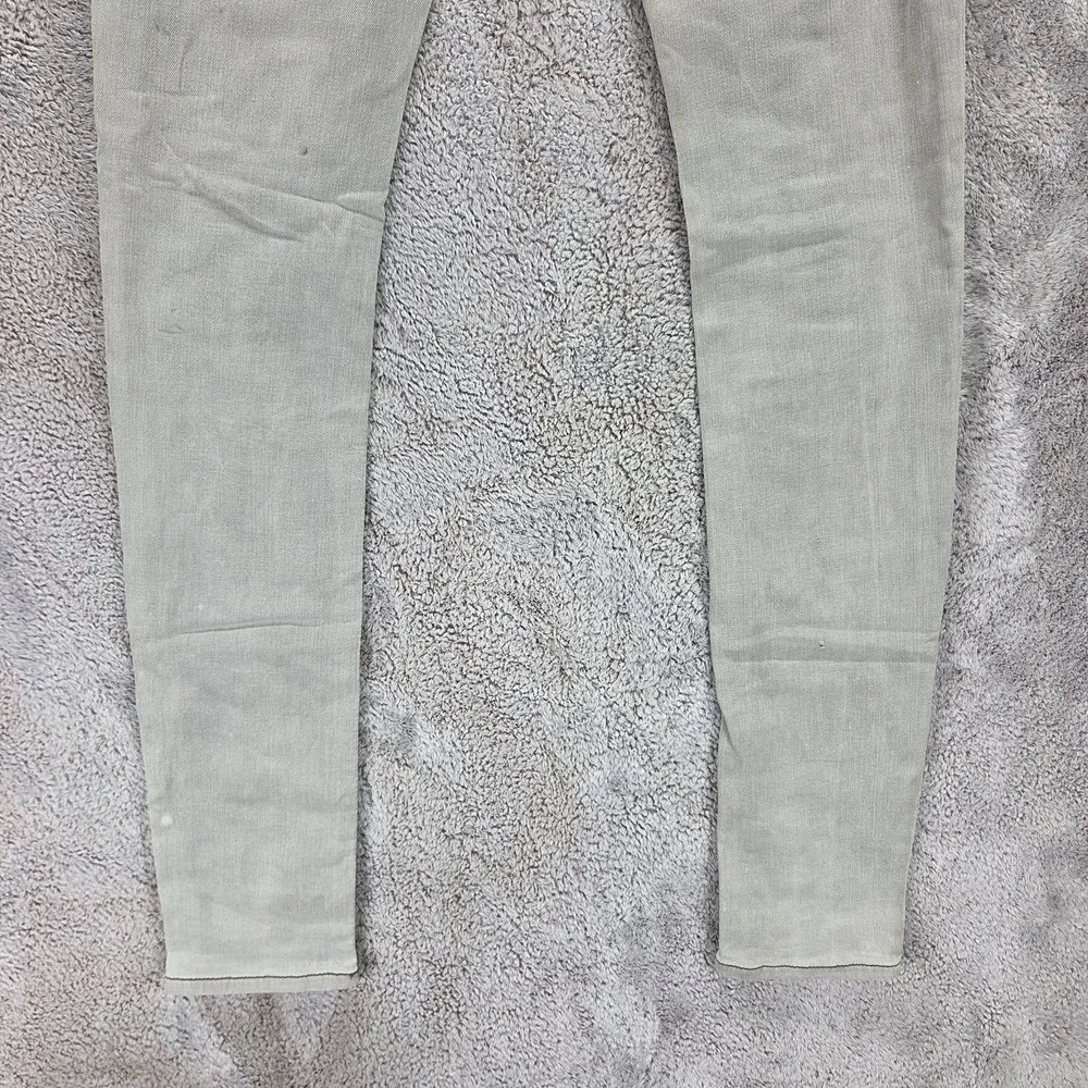 Diesel Jeans Mens 27x32 Gray Sleenker Slim Skinny Button Fly Stretch 0666S